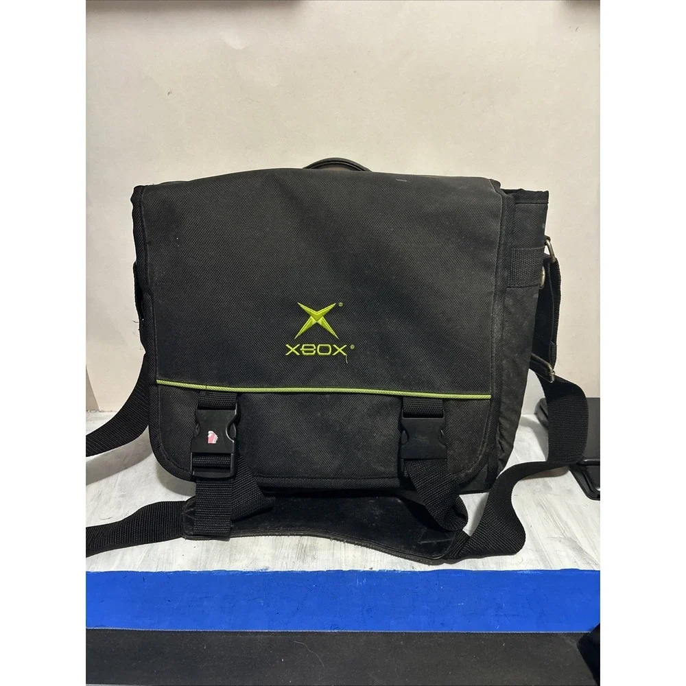 Vintage Official Microsoft Original XBOX Carrying Case Travel Bag Og Xbox 17x12